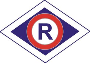 Grafika przedstawiająca logo ruchu drogowego.